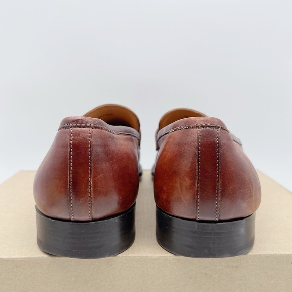 Magnanni Dumas Men\'s Dress Casual Slip On Loafers Cognac Brown Leather US 11.5 main image 6